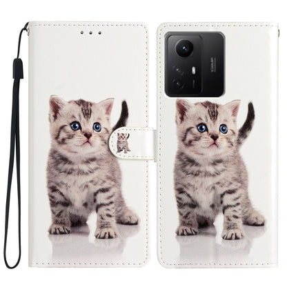 For Xiaomi Redmi Note 12S 4G PU Leather Wallet Cover Pattern Printing Flip Stand Phone Case