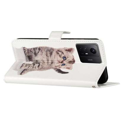 For Xiaomi Redmi Note 12S 4G PU Leather Wallet Cover Pattern Printing Flip Stand Phone Case