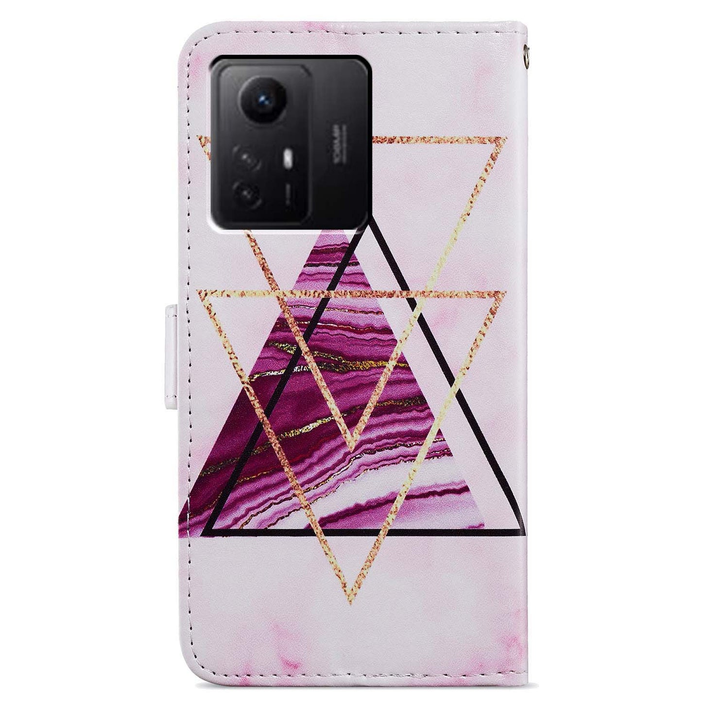 For Xiaomi Redmi Note 12S 4G PU Leather Wallet Cover Pattern Printing Flip Stand Phone Case