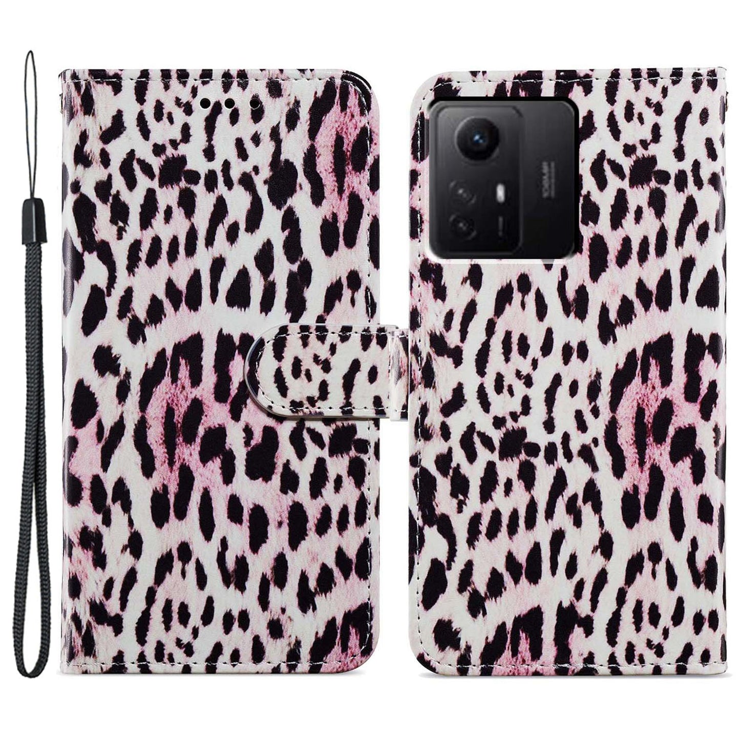 For Xiaomi Redmi Note 12S 4G PU Leather Wallet Cover Pattern Printing Flip Stand Phone Case