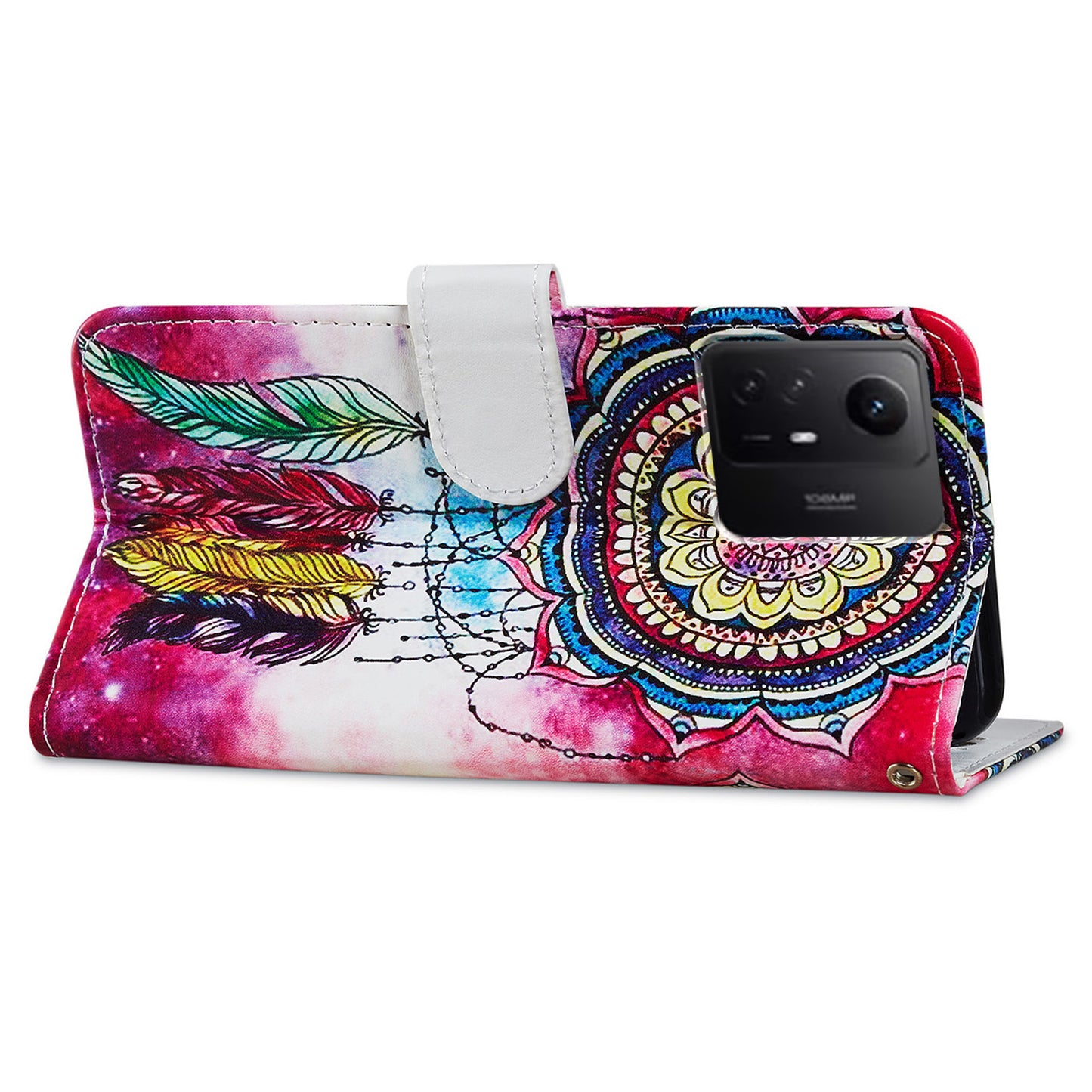 For Xiaomi Redmi Note 12S 4G PU Leather Wallet Cover Pattern Printing Flip Stand Phone Case