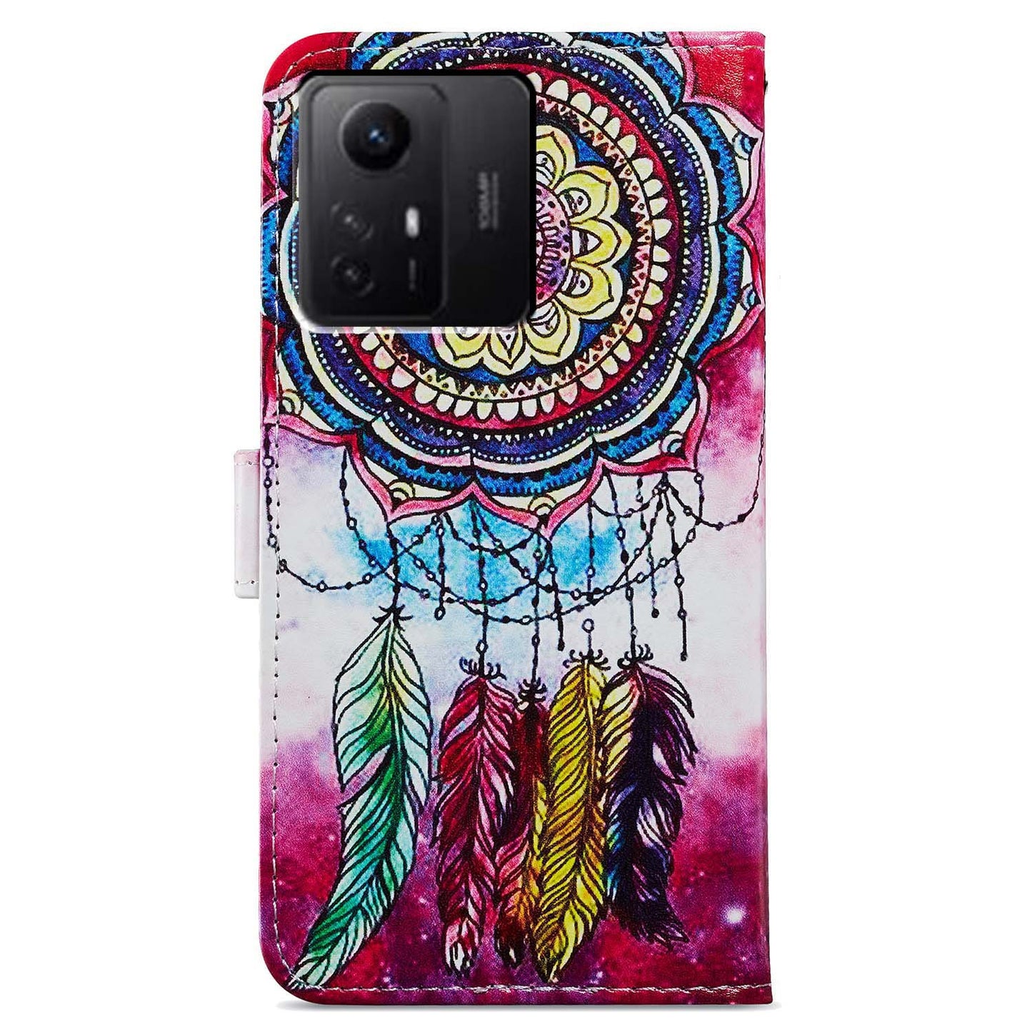 For Xiaomi Redmi Note 12S 4G PU Leather Wallet Cover Pattern Printing Flip Stand Phone Case