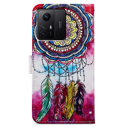 For Xiaomi Redmi Note 12S 4G PU Leather Wallet Cover Pattern Printing Flip Stand Phone Case
