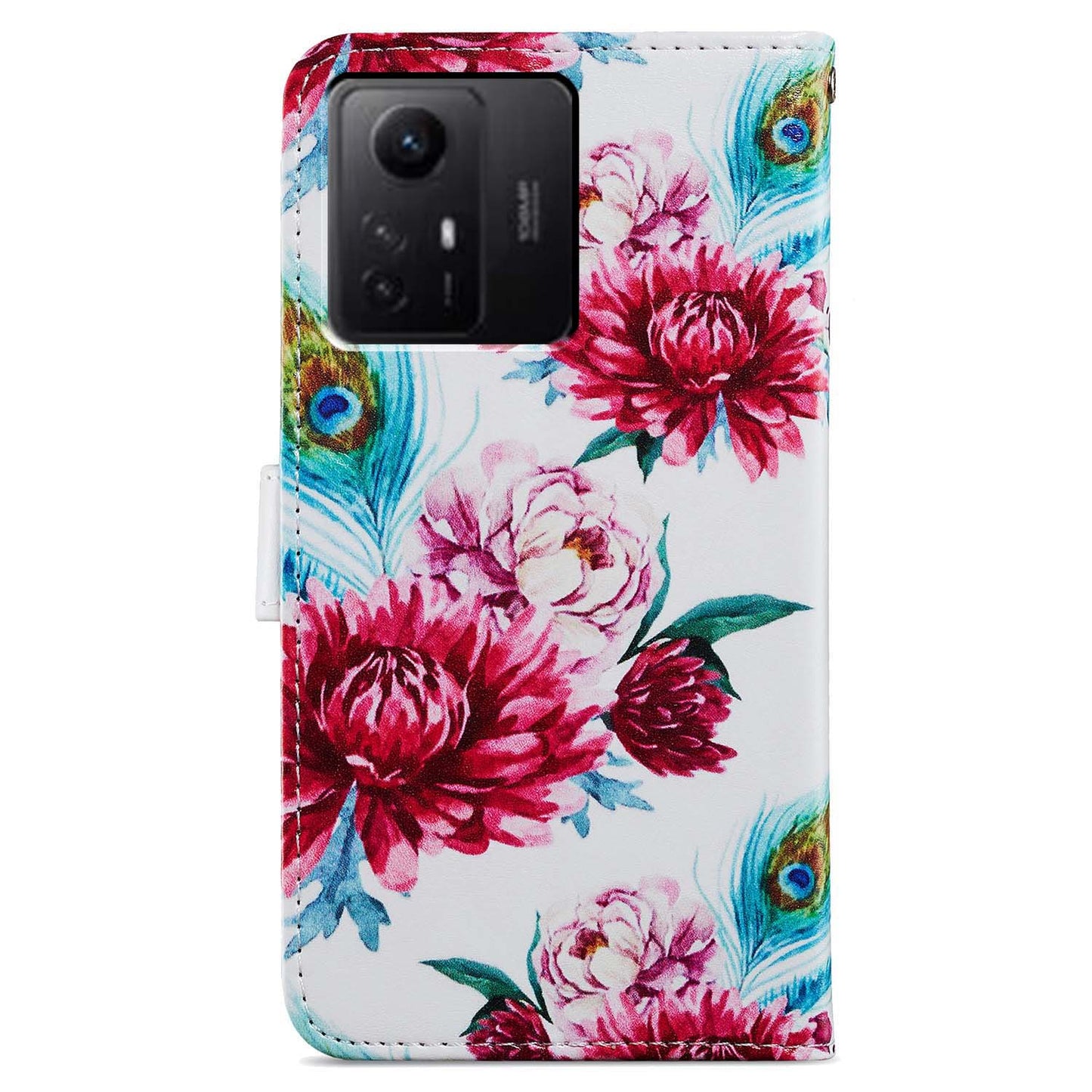 For Xiaomi Redmi Note 12S 4G PU Leather Wallet Cover Pattern Printing Flip Stand Phone Case