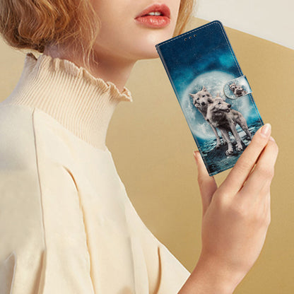 For Xiaomi Redmi 12C 4G Wallet Phone Case PU Leather Pattern Printing Stand Cover