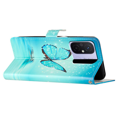 For Xiaomi Redmi 12C 4G Wallet Phone Case PU Leather Pattern Printing Stand Cover