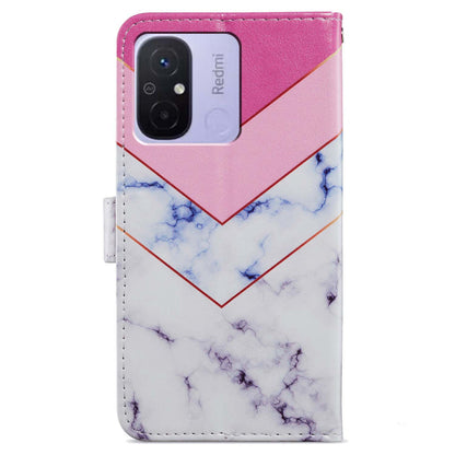For Xiaomi Redmi 12C 4G Wallet Phone Case PU Leather Pattern Printing Stand Cover
