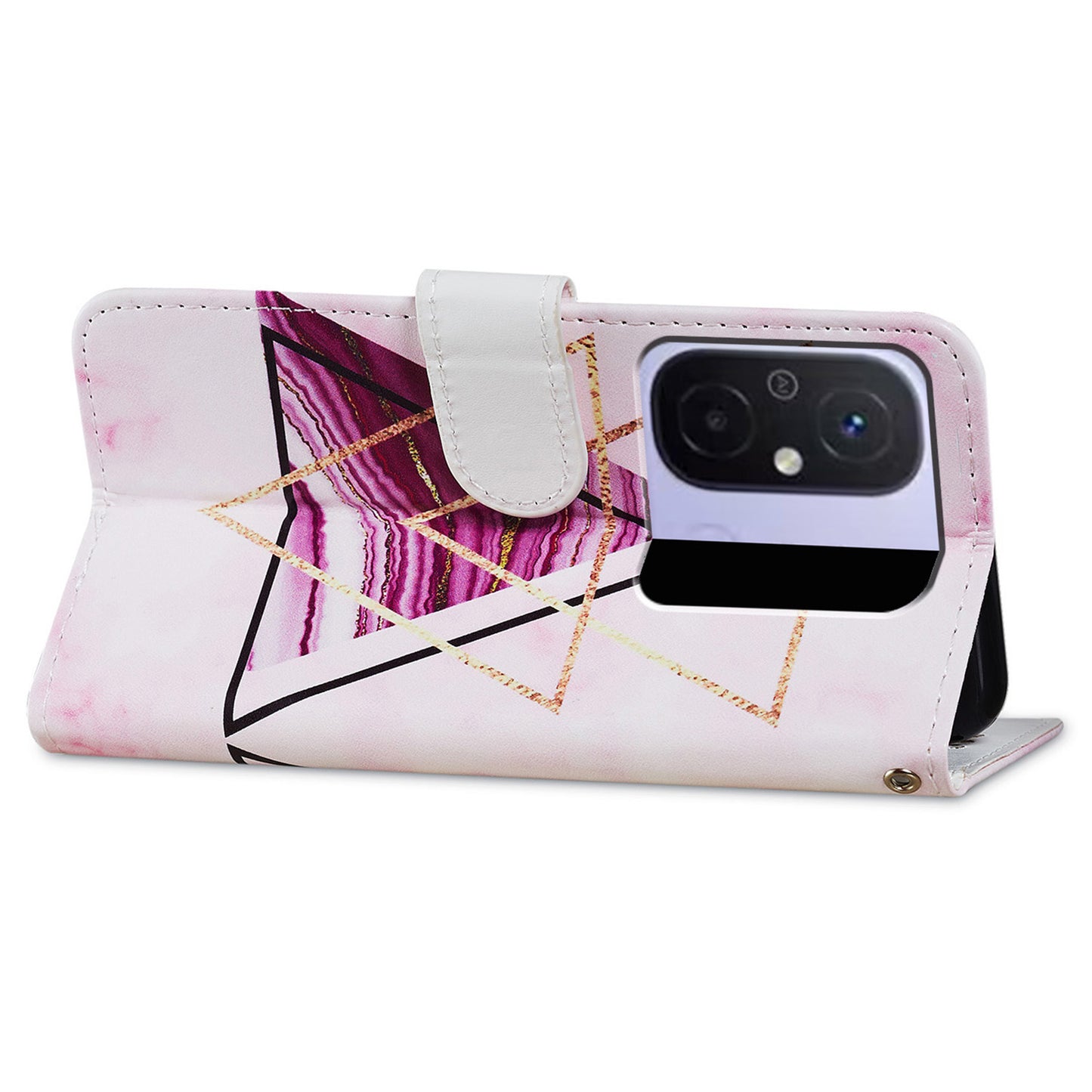 For Xiaomi Redmi 12C 4G Wallet Phone Case PU Leather Pattern Printing Stand Cover