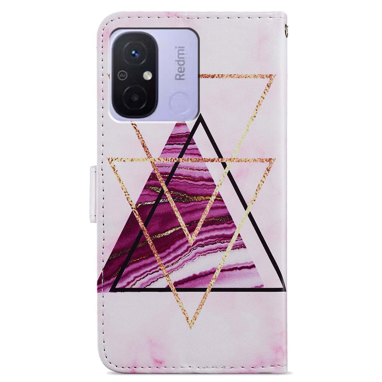 For Xiaomi Redmi 12C 4G Wallet Phone Case PU Leather Pattern Printing Stand Cover