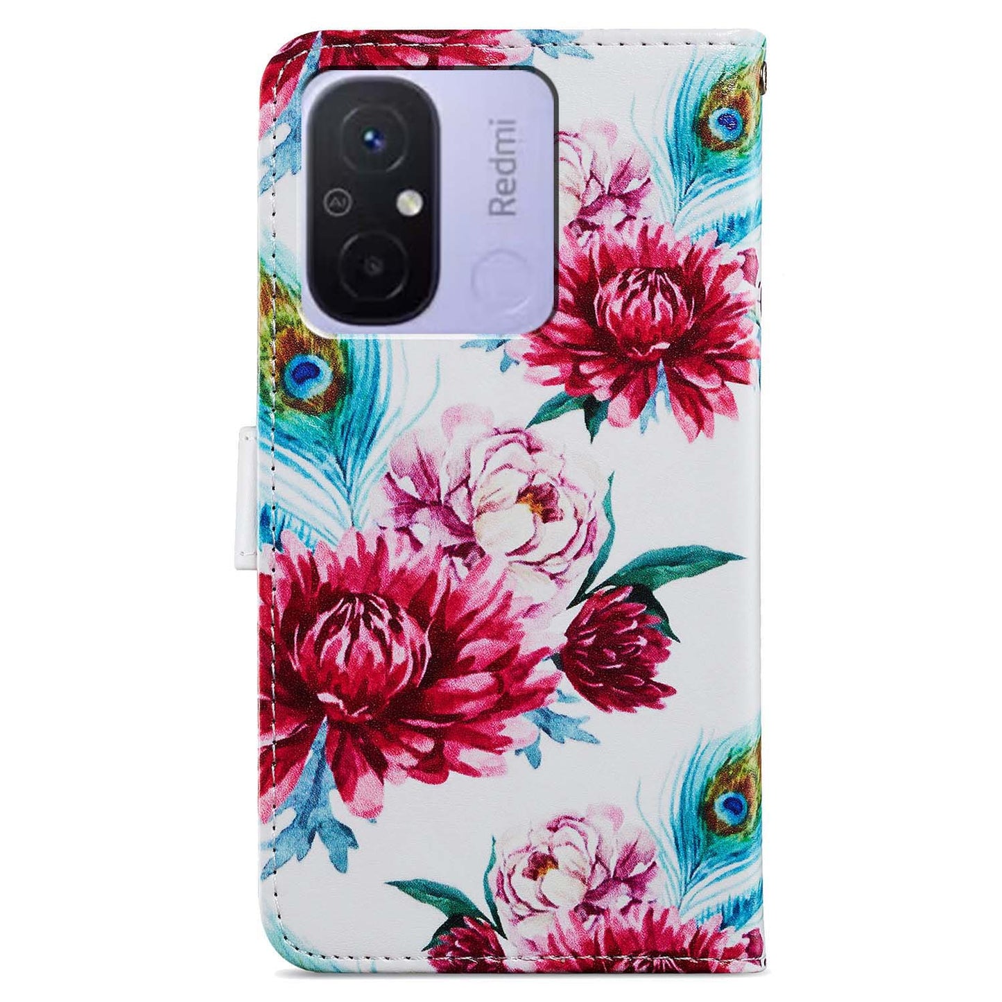 For Xiaomi Redmi 12C 4G Wallet Phone Case PU Leather Pattern Printing Stand Cover