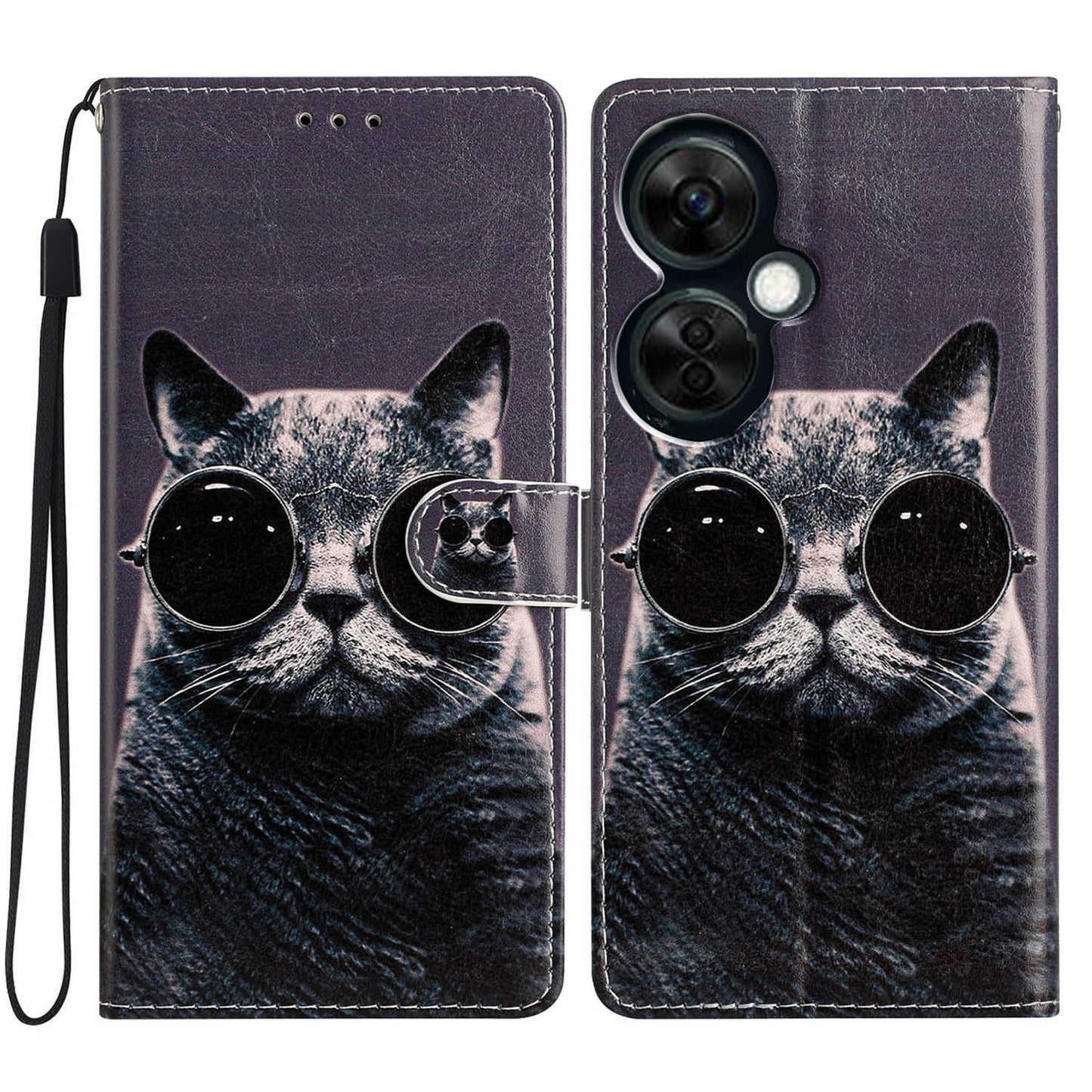 For OnePlus Nord CE 3 Lite 5G / Nord N30 5G Pattern Printing PU Leather Phone Case Stand Wallet Flip Protective Cover