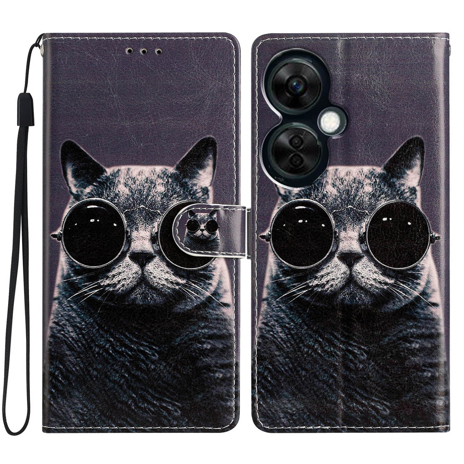 For OnePlus Nord CE 3 Lite 5G / Nord N30 5G Pattern Printing PU Leather Phone Case Stand Wallet Flip Protective Cover