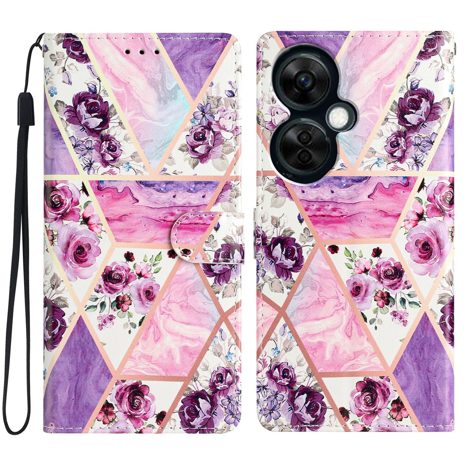 For OnePlus Nord CE 3 Lite 5G / Nord N30 5G Pattern Printing PU Leather Phone Case Stand Wallet Flip Protective Cover