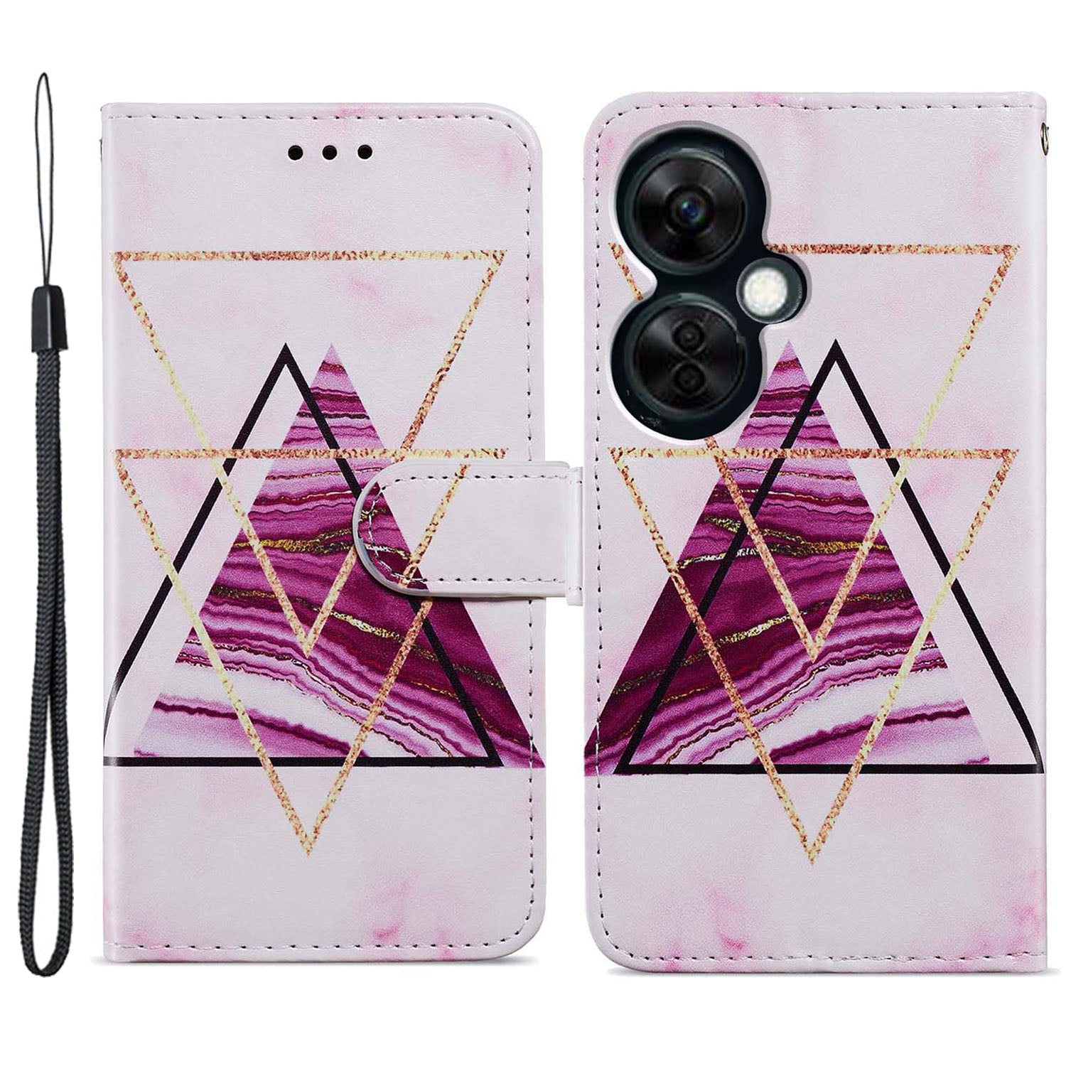 For OnePlus Nord CE 3 Lite 5G / Nord N30 5G Pattern Printing PU Leather Phone Case Stand Wallet Flip Protective Cover