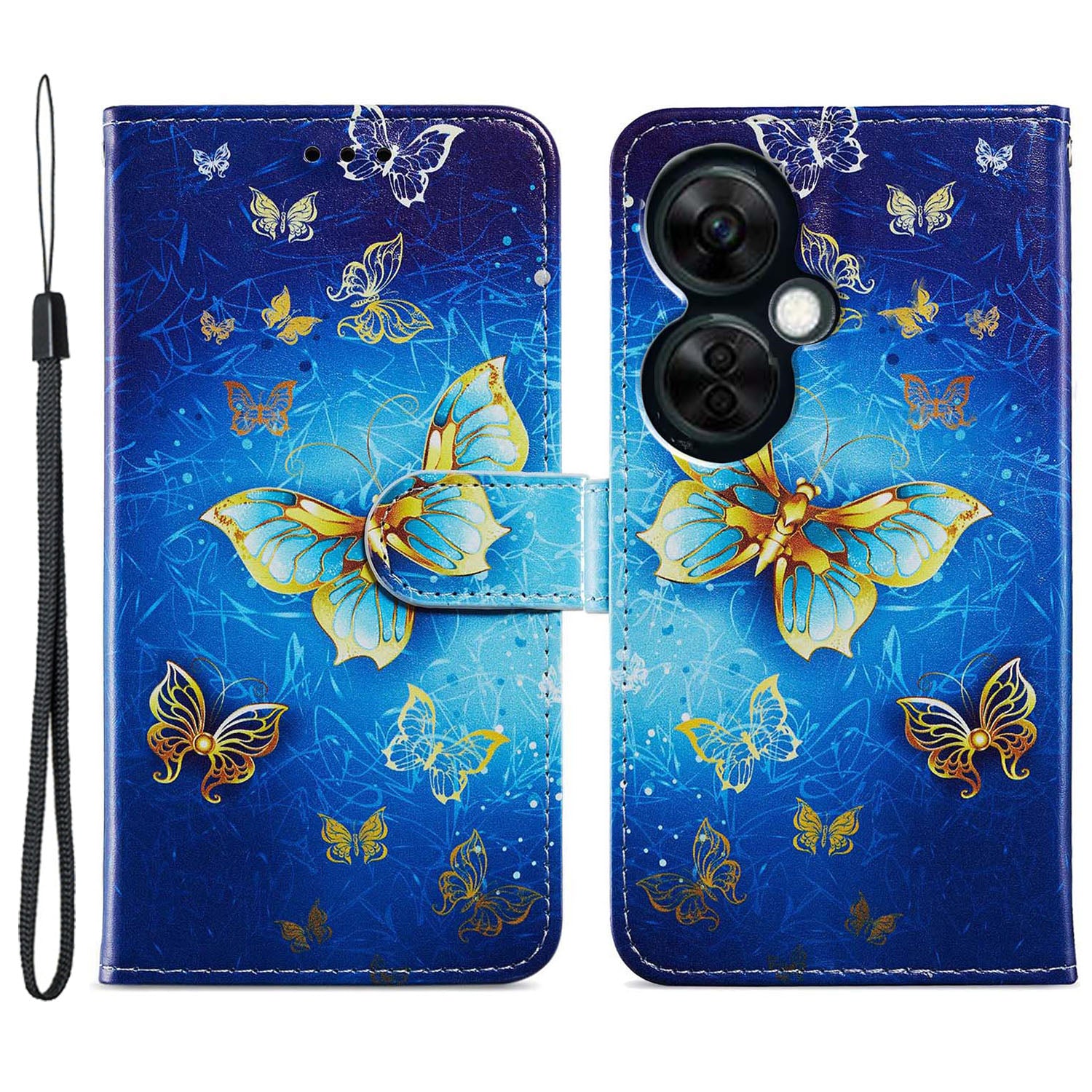 For OnePlus Nord CE 3 Lite 5G / Nord N30 5G Pattern Printing PU Leather Phone Case Stand Wallet Flip Protective Cover