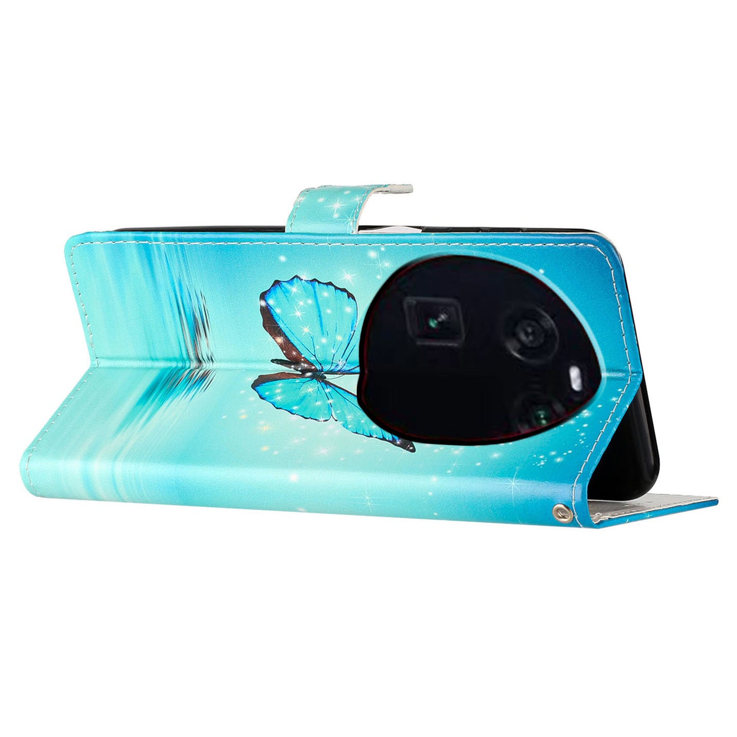 For Oppo Find X6 PU Leather Phone Case Pattern Printing Stand Flip Wallet Cover