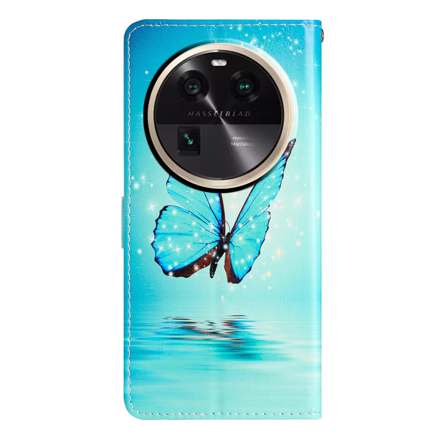 For Oppo Find X6 PU Leather Phone Case Pattern Printing Stand Flip Wallet Cover