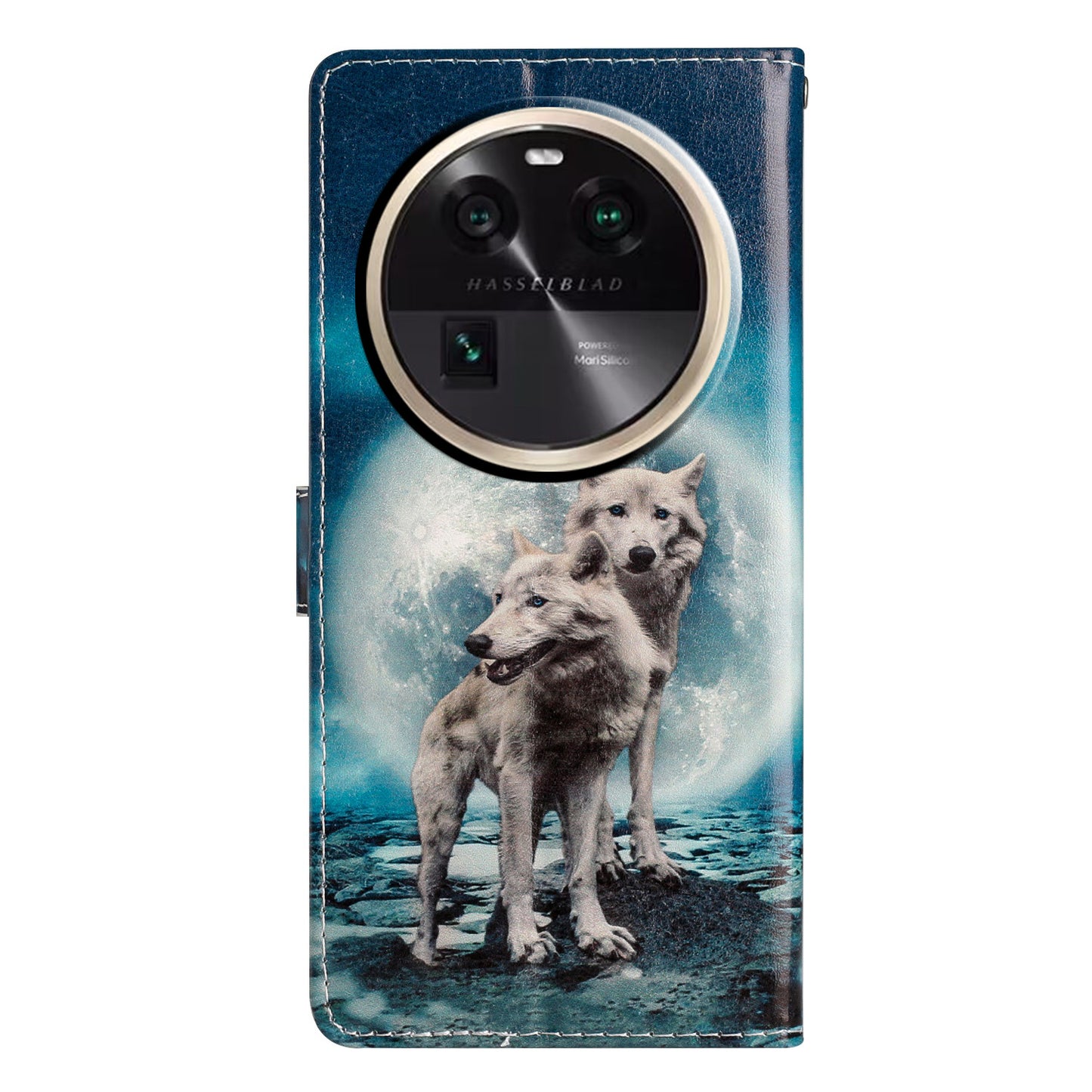 For Oppo Find X6 PU Leather Phone Case Pattern Printing Stand Flip Wallet Cover