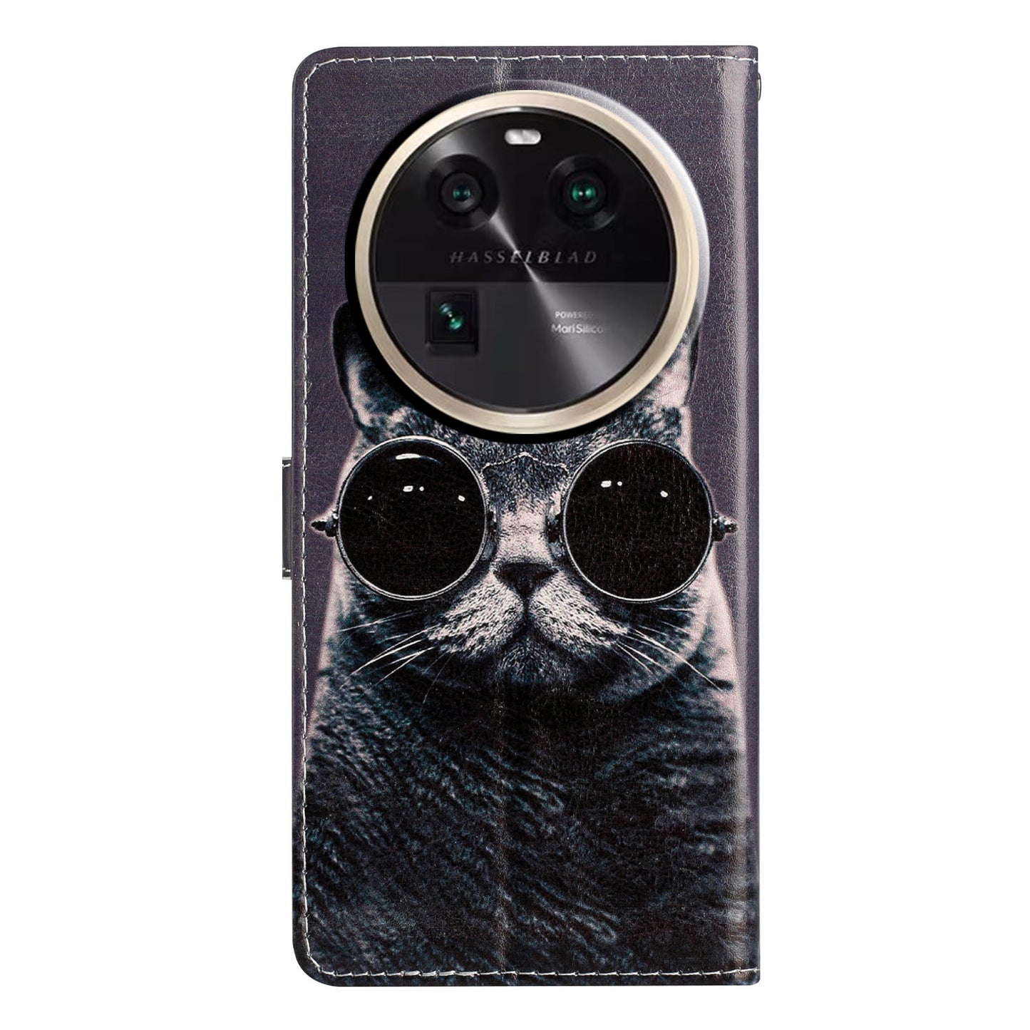 For Oppo Find X6 PU Leather Phone Case Pattern Printing Stand Flip Wallet Cover