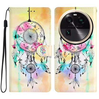 For Oppo Find X6 PU Leather Phone Case Pattern Printing Stand Flip Wallet Cover