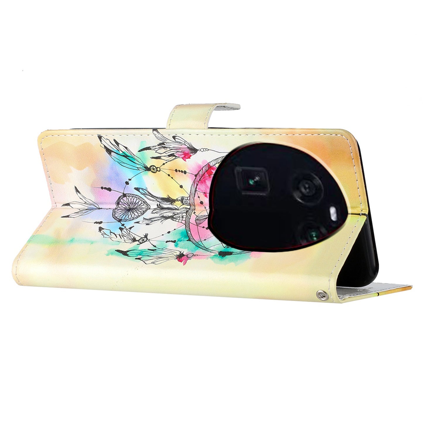 For Oppo Find X6 PU Leather Phone Case Pattern Printing Stand Flip Wallet Cover