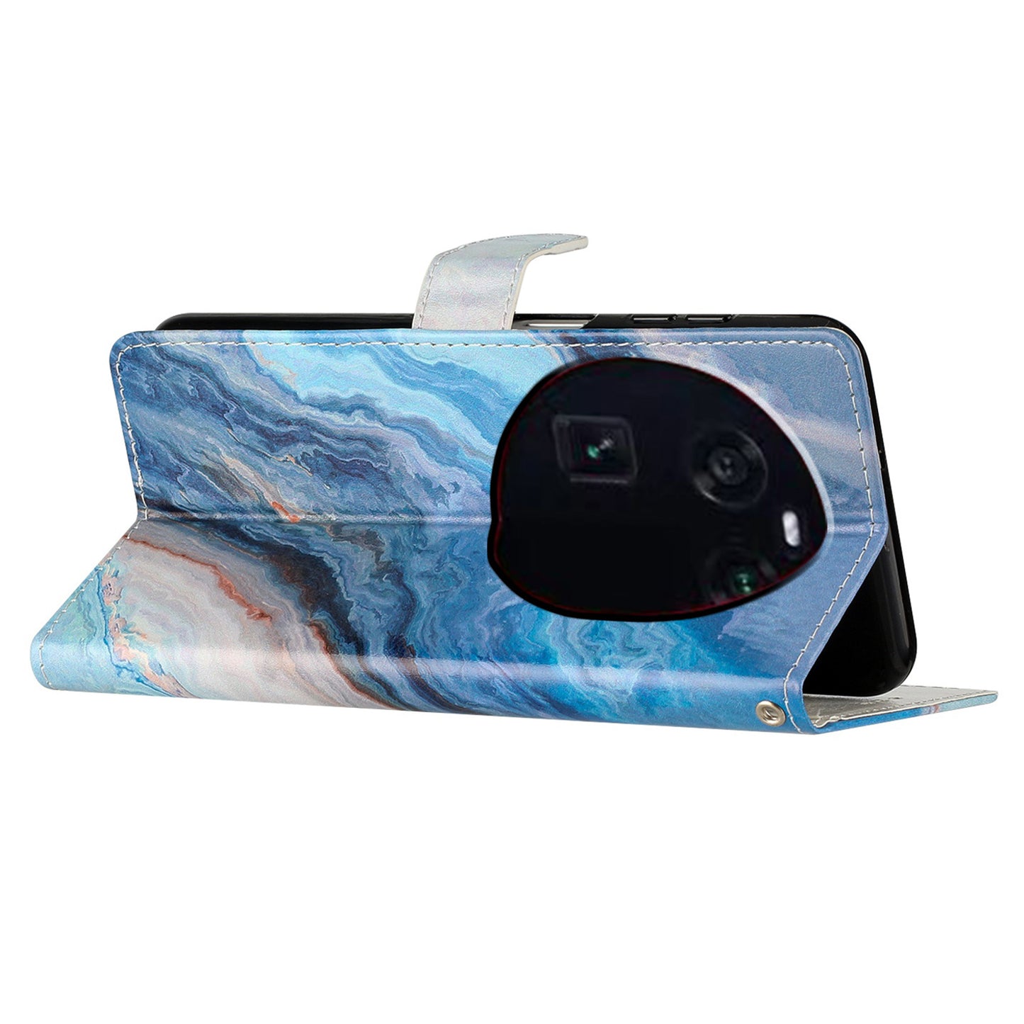 For Oppo Find X6 PU Leather Phone Case Pattern Printing Stand Flip Wallet Cover