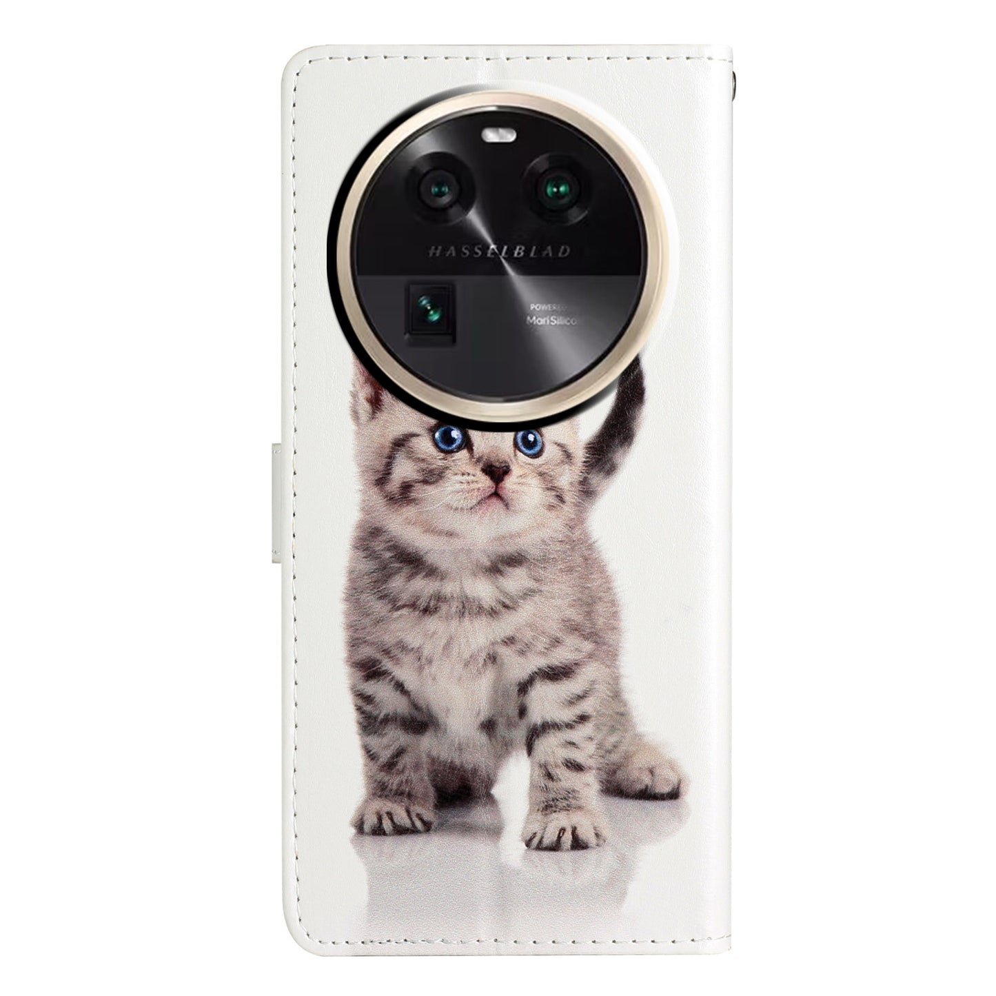 For Oppo Find X6 PU Leather Phone Case Pattern Printing Stand Flip Wallet Cover