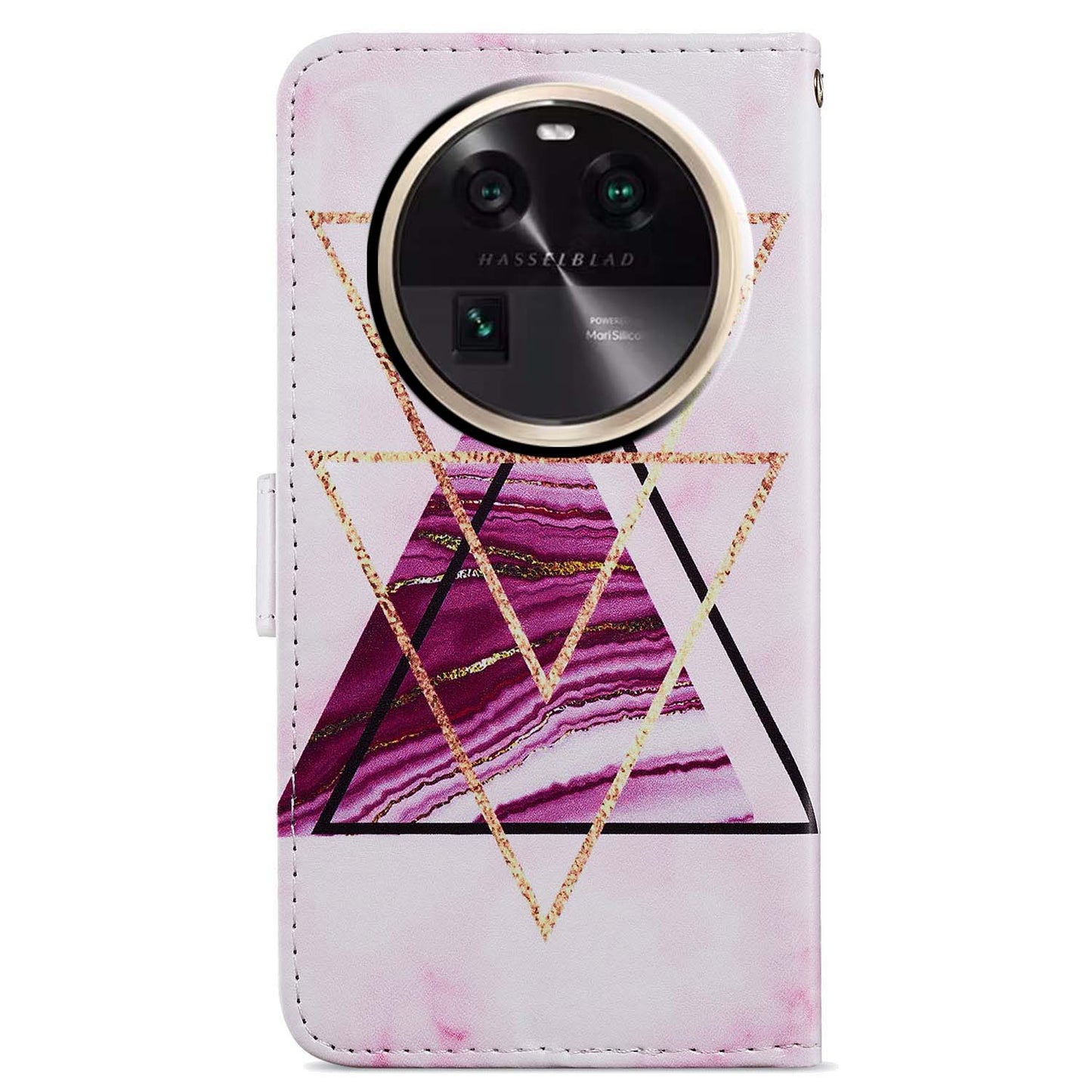 For Oppo Find X6 PU Leather Phone Case Pattern Printing Stand Flip Wallet Cover