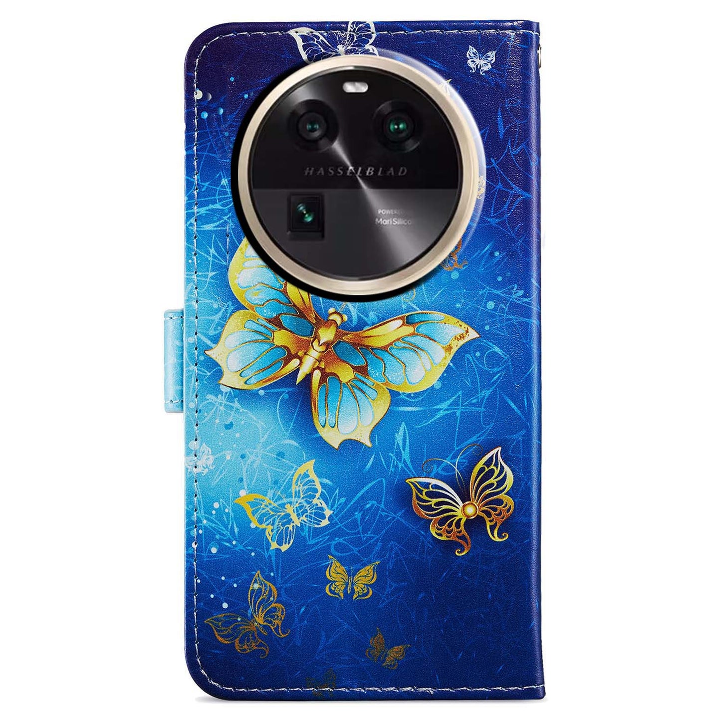 For Oppo Find X6 PU Leather Phone Case Pattern Printing Stand Flip Wallet Cover