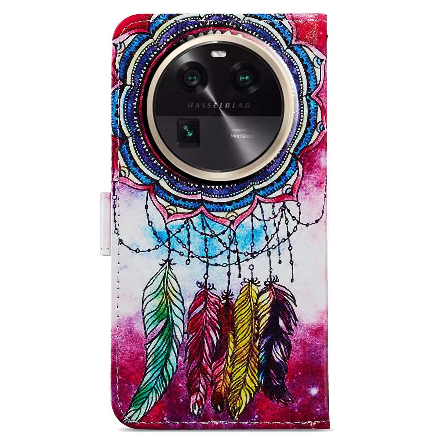 For Oppo Find X6 PU Leather Phone Case Pattern Printing Stand Flip Wallet Cover