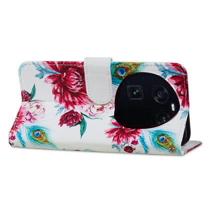 For Oppo Find X6 PU Leather Phone Case Pattern Printing Stand Flip Wallet Cover