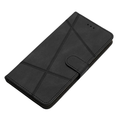 For Oppo Find X6 Wallet Leather Phone Case Crazy Horse Texture Imprinted Lines Stand Cover