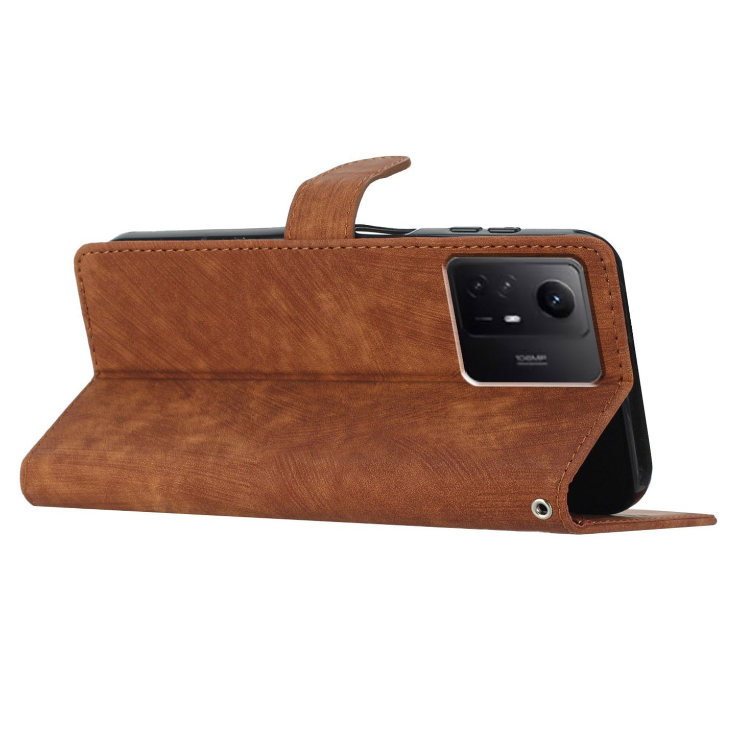 For Xiaomi Redmi Note 12S 4G PU Leather Wallet Case Stand Skin-touch Cell Phone Cover