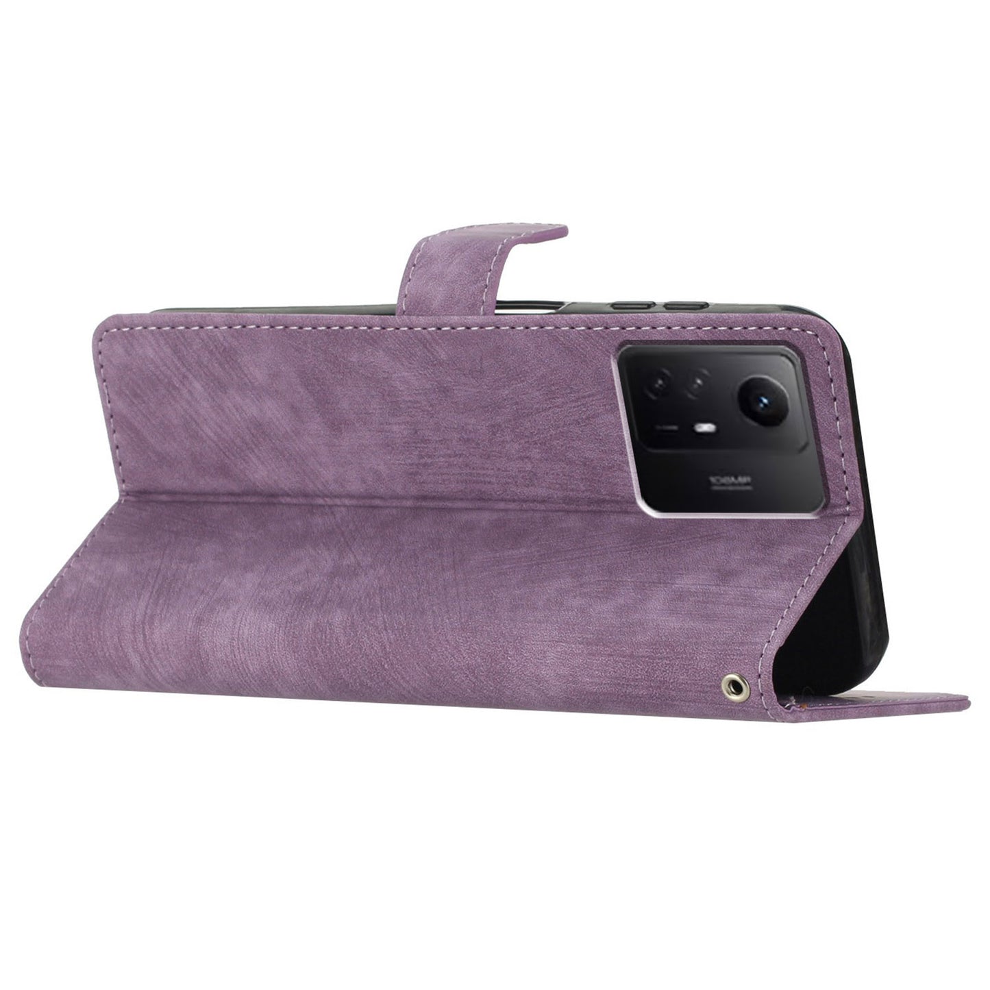 For Xiaomi Redmi Note 12S 4G PU Leather Wallet Case Stand Skin-touch Cell Phone Cover