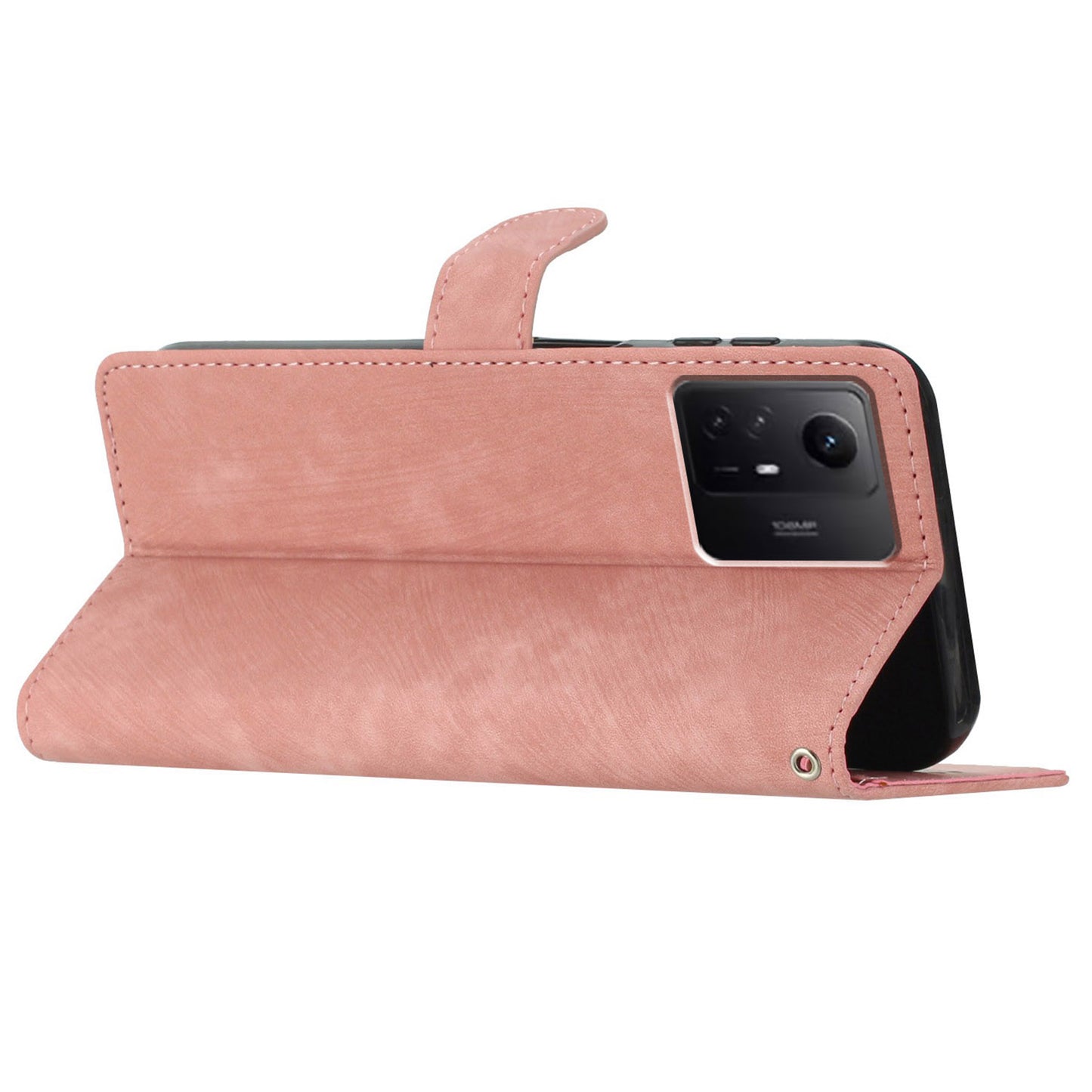 For Xiaomi Redmi Note 12S 4G PU Leather Wallet Case Stand Skin-touch Cell Phone Cover