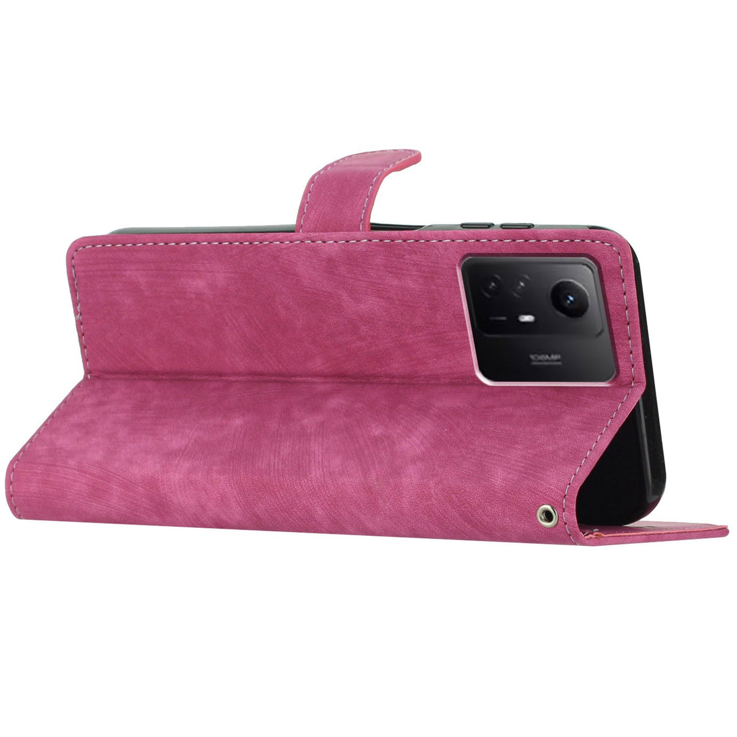 For Xiaomi Redmi Note 12S 4G PU Leather Wallet Case Stand Skin-touch Cell Phone Cover