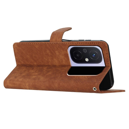 Wallet PU Leather Phone Cover for Xiaomi Redmi 12C 4G , Skin-touch Stand Phone Case