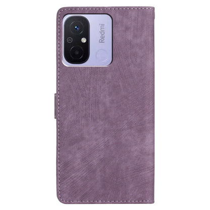 Wallet PU Leather Phone Cover for Xiaomi Redmi 12C 4G , Skin-touch Stand Phone Case