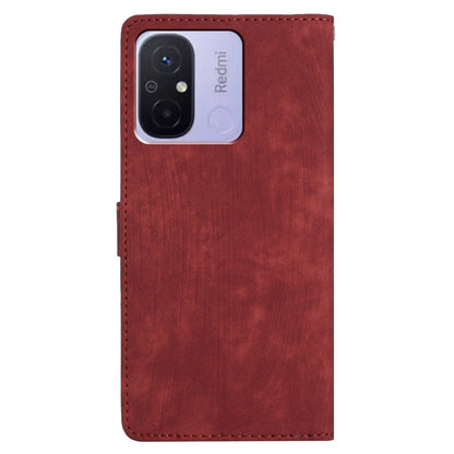 Wallet PU Leather Phone Cover for Xiaomi Redmi 12C 4G , Skin-touch Stand Phone Case