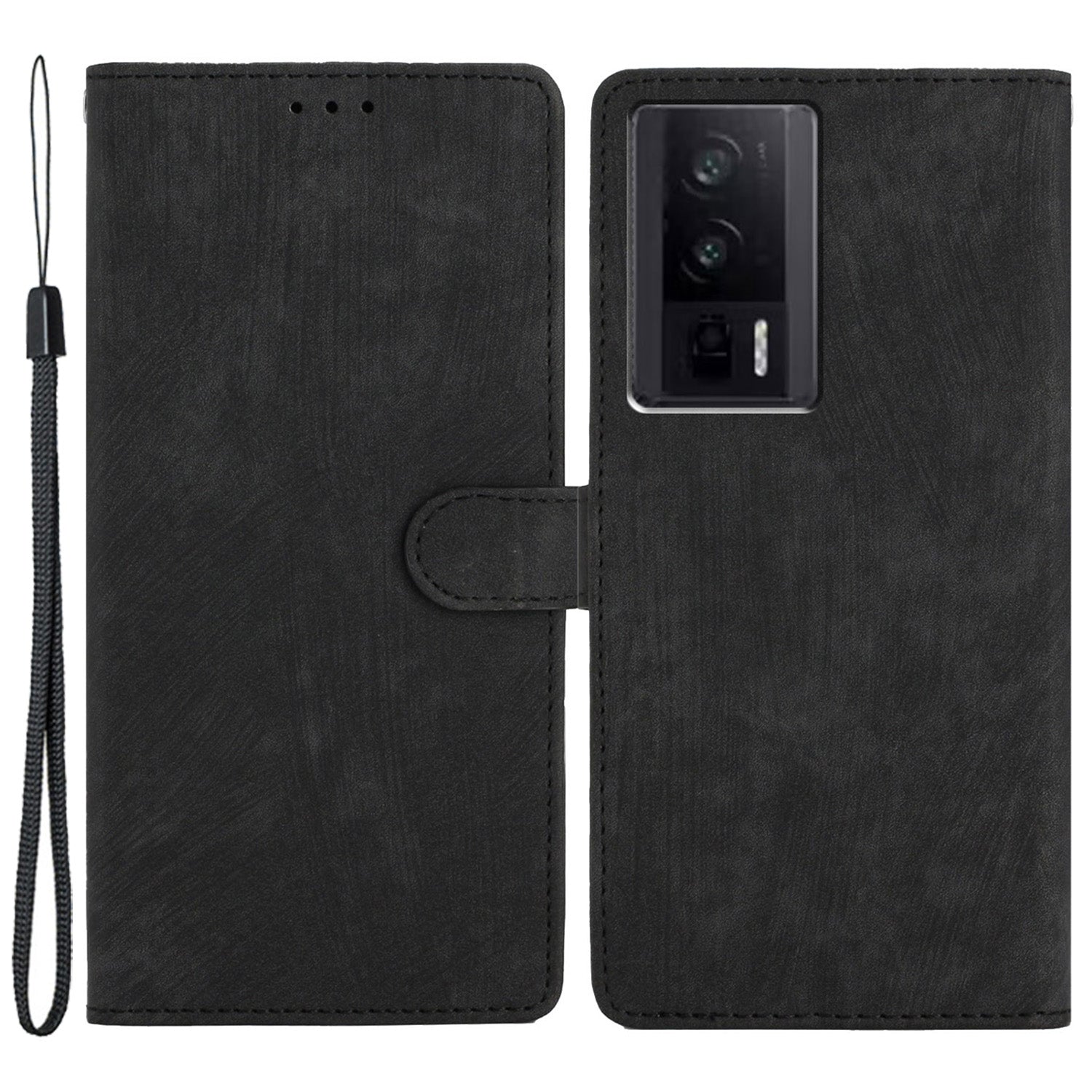 For Xiaomi Redmi K60 5G / K60 Pro 5G / Poco F5 Pro 5G PU Leather Case Skin-touch Phone Cover with Stand Wallet