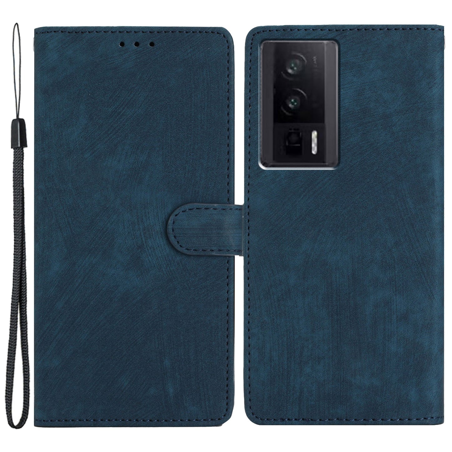 For Xiaomi Redmi K60 5G / K60 Pro 5G / Poco F5 Pro 5G PU Leather Case Skin-touch Phone Cover with Stand Wallet