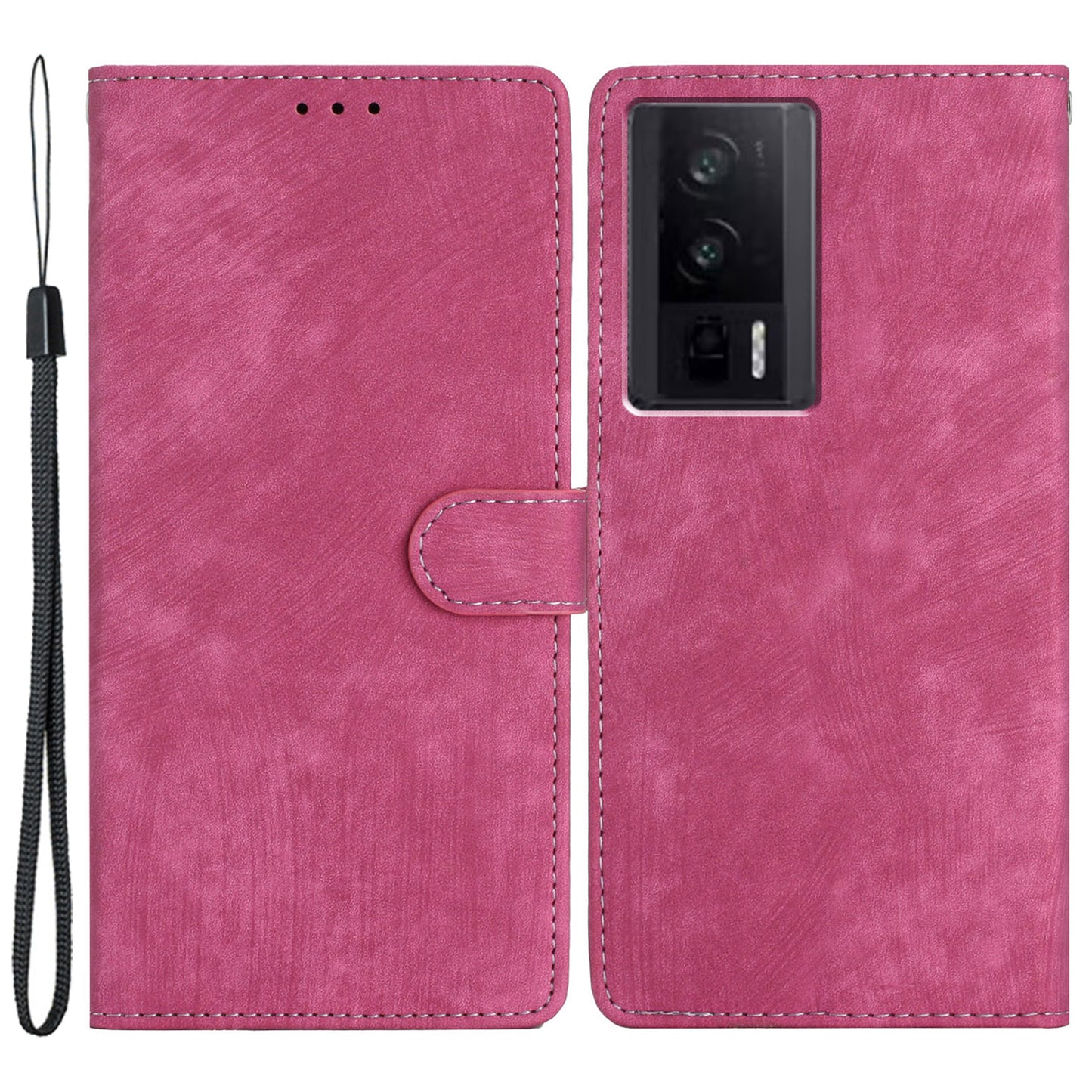 For Xiaomi Redmi K60 5G / K60 Pro 5G / Poco F5 Pro 5G PU Leather Case Skin-touch Phone Cover with Stand Wallet