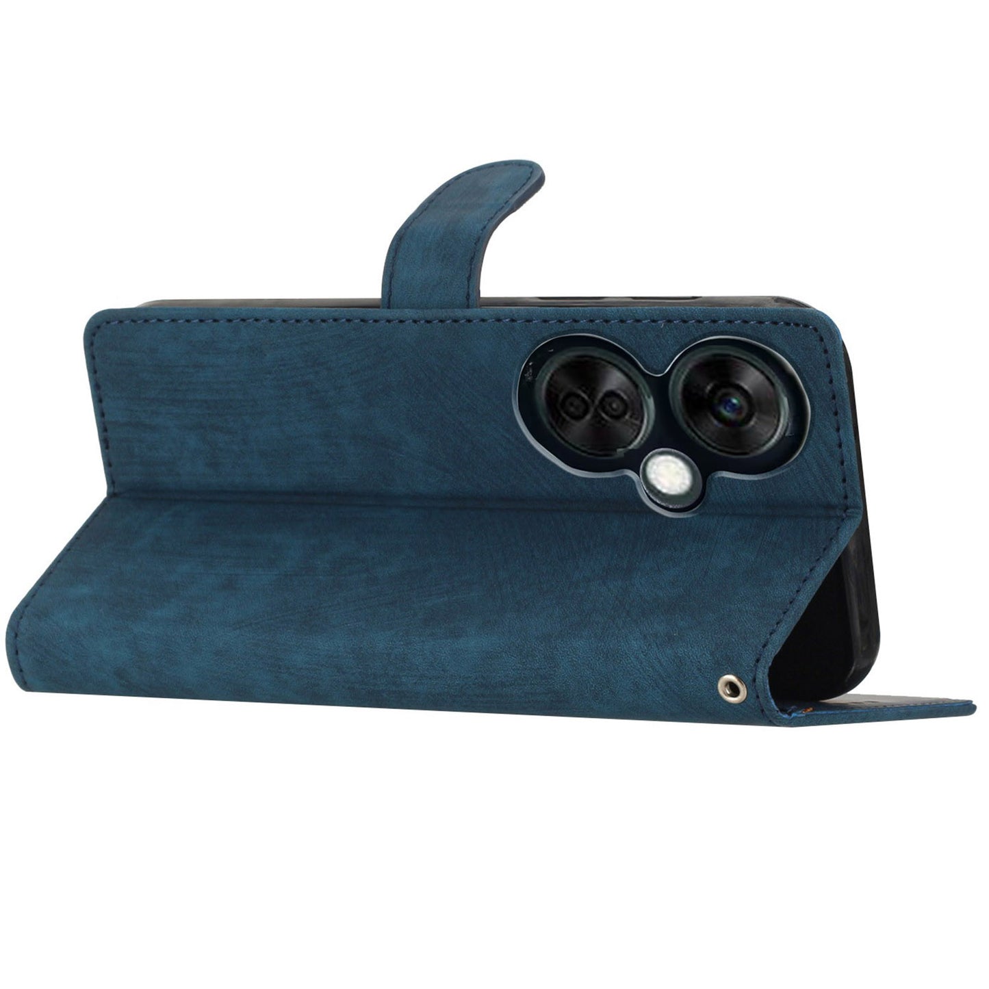 Skin-touch Leather Case for OnePlus Nord CE 3 Lite 5G / Nord N30 5G , Wallet Stand Protective Phone Cover