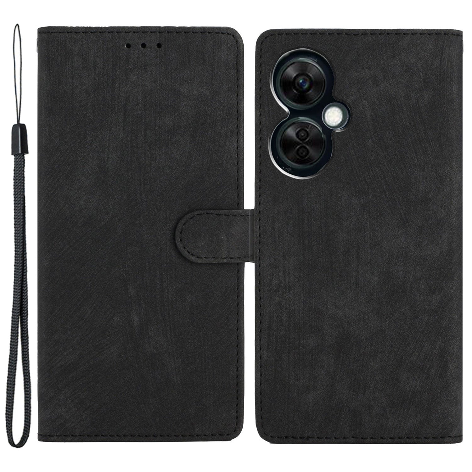 Skin-touch Leather Case for OnePlus Nord CE 3 Lite 5G / Nord N30 5G , Wallet Stand Protective Phone Cover