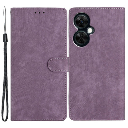 Skin-touch Leather Case for OnePlus Nord CE 3 Lite 5G / Nord N30 5G , Wallet Stand Protective Phone Cover