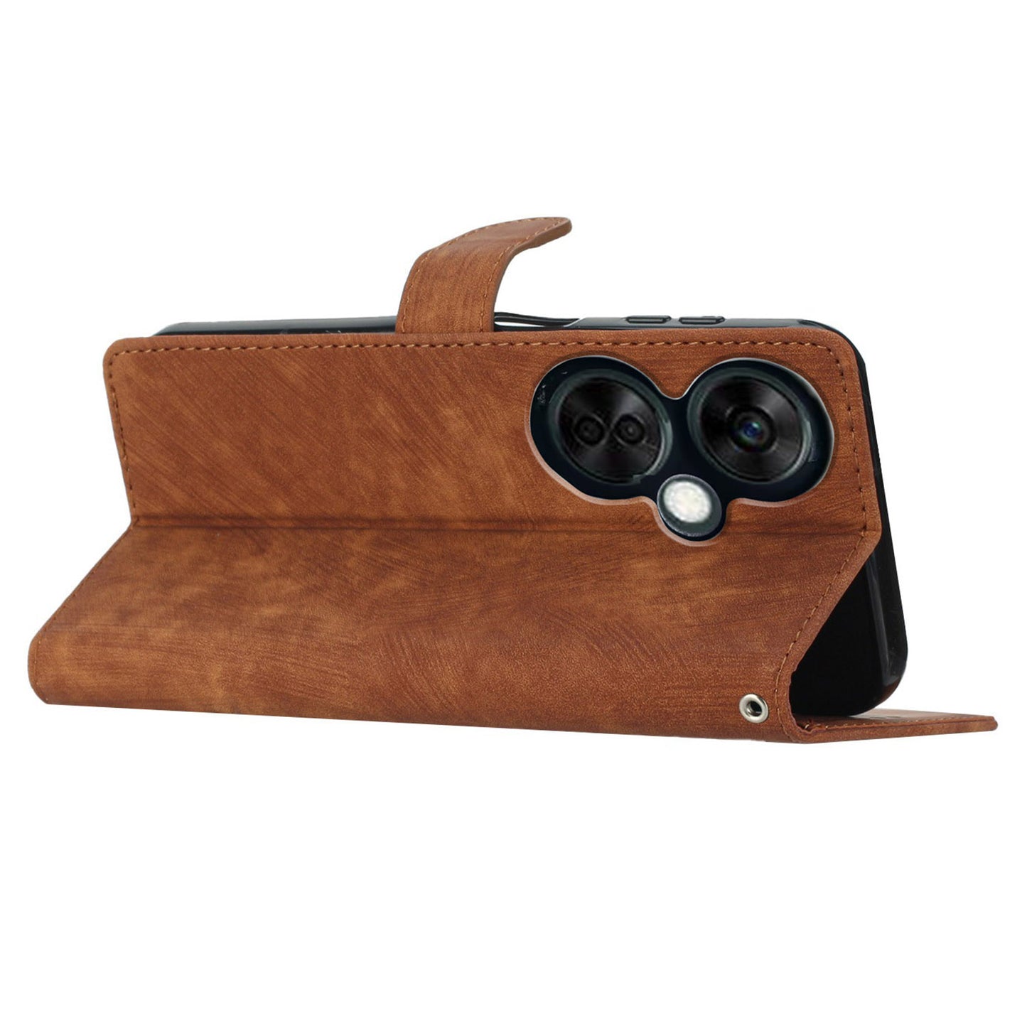 Skin-touch Leather Case for OnePlus Nord CE 3 Lite 5G / Nord N30 5G , Wallet Stand Protective Phone Cover