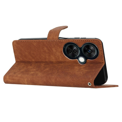 Skin-touch Leather Case for OnePlus Nord CE 3 Lite 5G / Nord N30 5G , Wallet Stand Protective Phone Cover