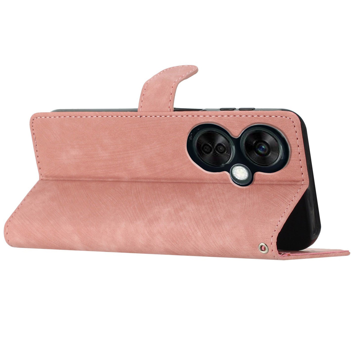 Skin-touch Leather Case for OnePlus Nord CE 3 Lite 5G / Nord N30 5G , Wallet Stand Protective Phone Cover