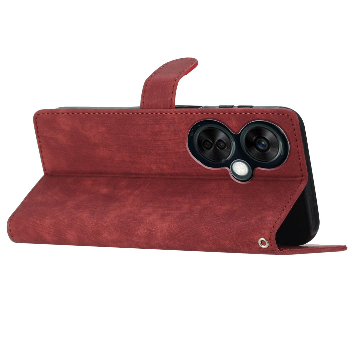 Skin-touch Leather Case for OnePlus Nord CE 3 Lite 5G / Nord N30 5G , Wallet Stand Protective Phone Cover