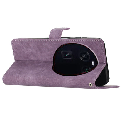 For Oppo Find X6 Pro Anti-drop PU Leather Wallet Case Stand Skin-touch Cell Phone Cover